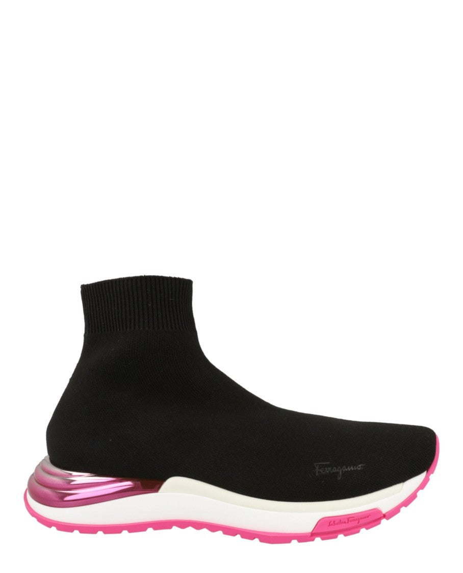 Ferragamo Ninette High-Top Sock Sneakers