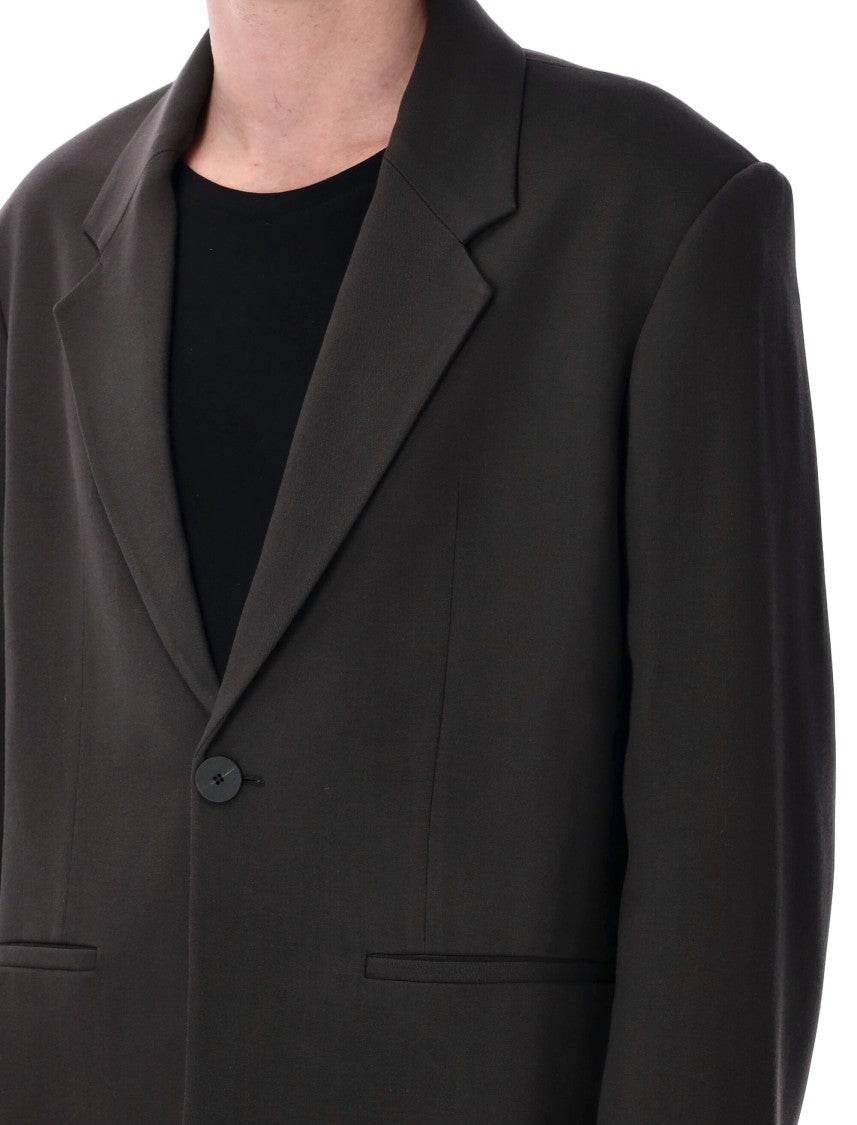 Studio Nicholson Boxy Oversized Blazer With Single-Button Closure