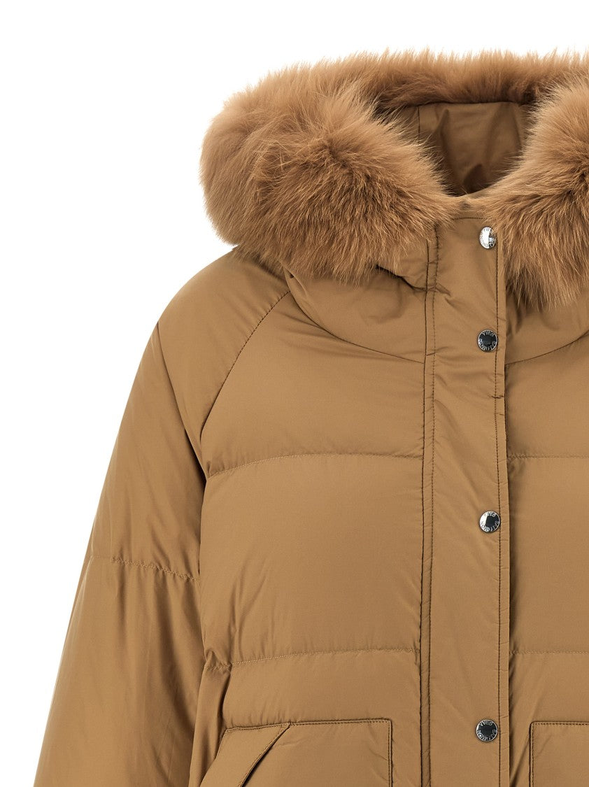 Yves Salomon Fur Insert Down Jacket
