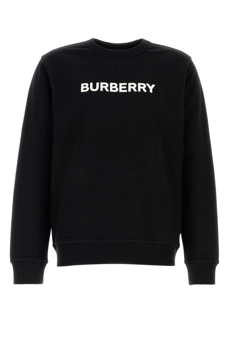 Burberry Black Cotton Sweatshirt