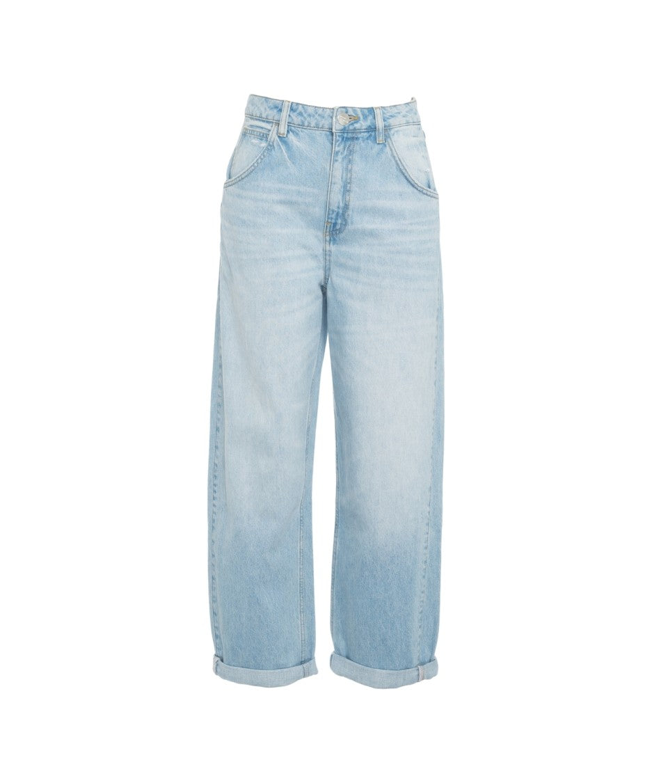 Seventy + Mochi Wide Leg 'Turn Up Bo' Jeans