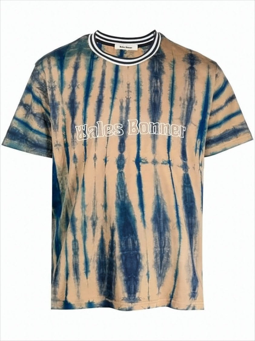 Wales Bonner Tie-Dye Short-Sleeve T-Shirt With Contrasting Details