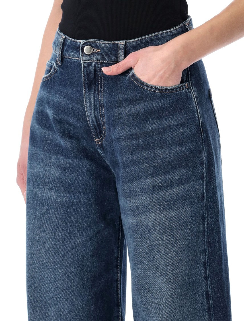 Icon Denim Debby Wide-Leg Cotton Jeans