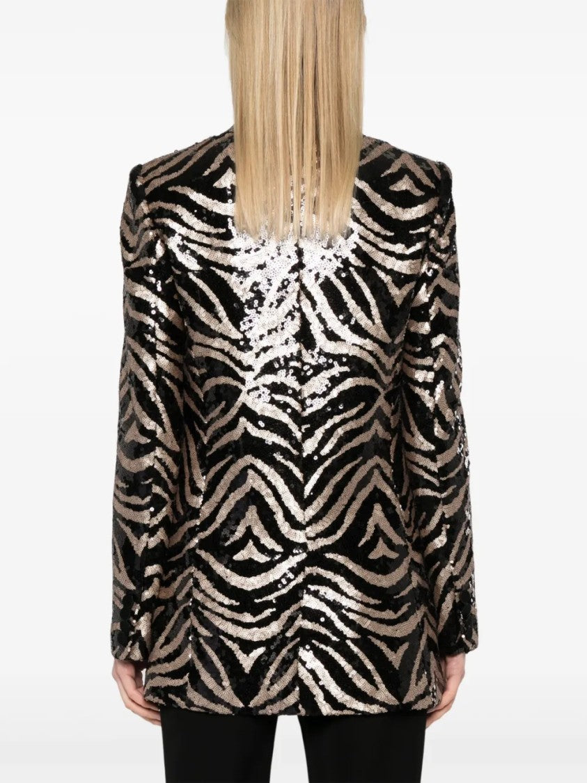 Karl Lagerfeld Tailored Neutrals Giacca With Sharp Lapels