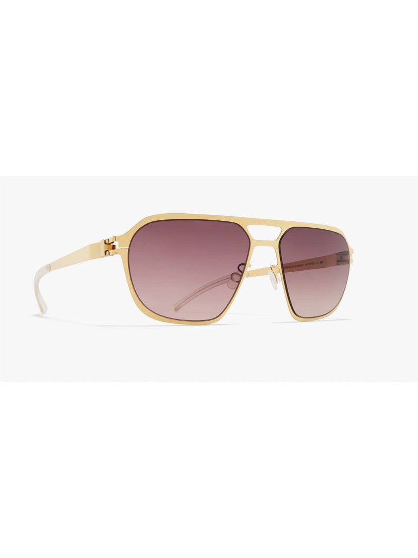 Mykita Geometric Aluminium Sinclair Sunglasses With Gradient Lenses
