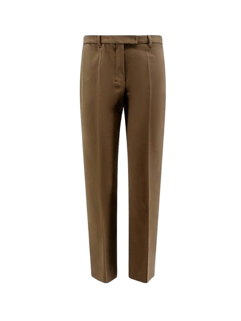 Max Mara Straight-Leg Tailored Pants With Mid-Rise Waist