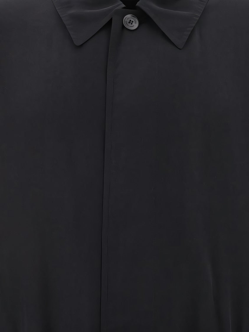 Balenciaga Long Black Lyocell Jacket