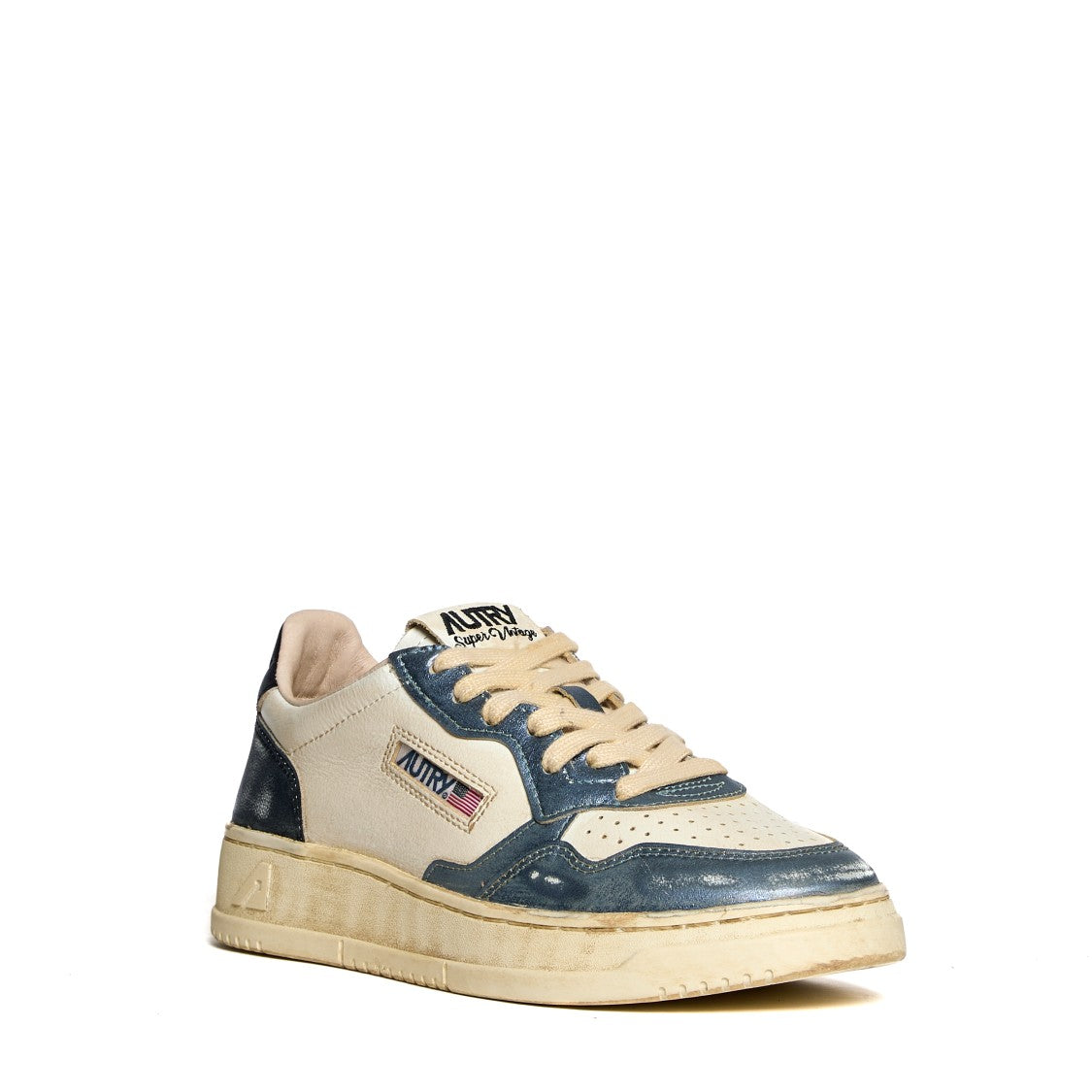 Autry Vintage-Inspired Low Top Sneakers With Contrasting Accents