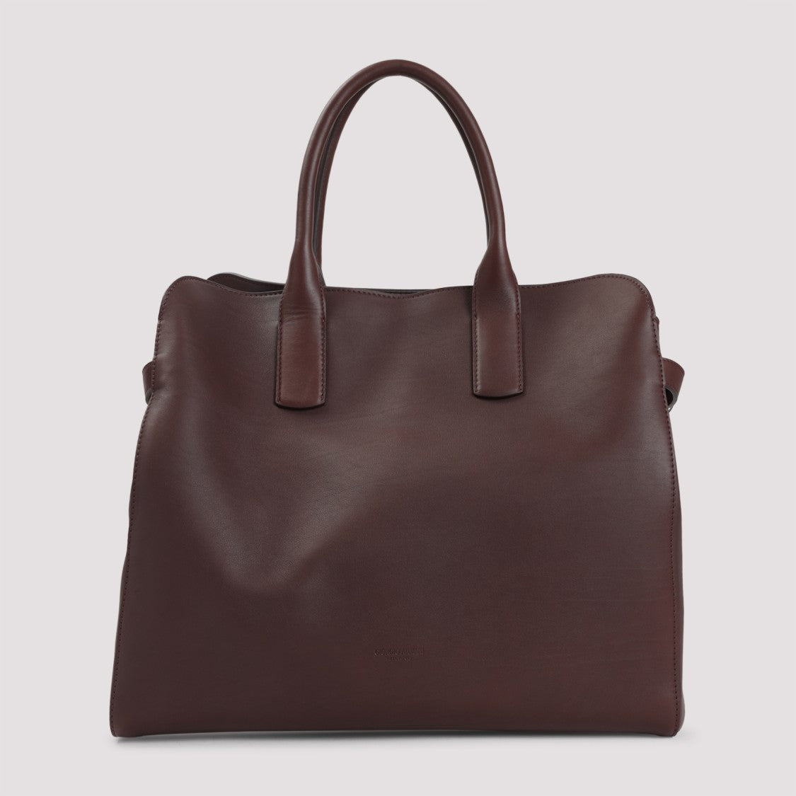 Giorgio Armani Red Calf Leather Shoulder Bag