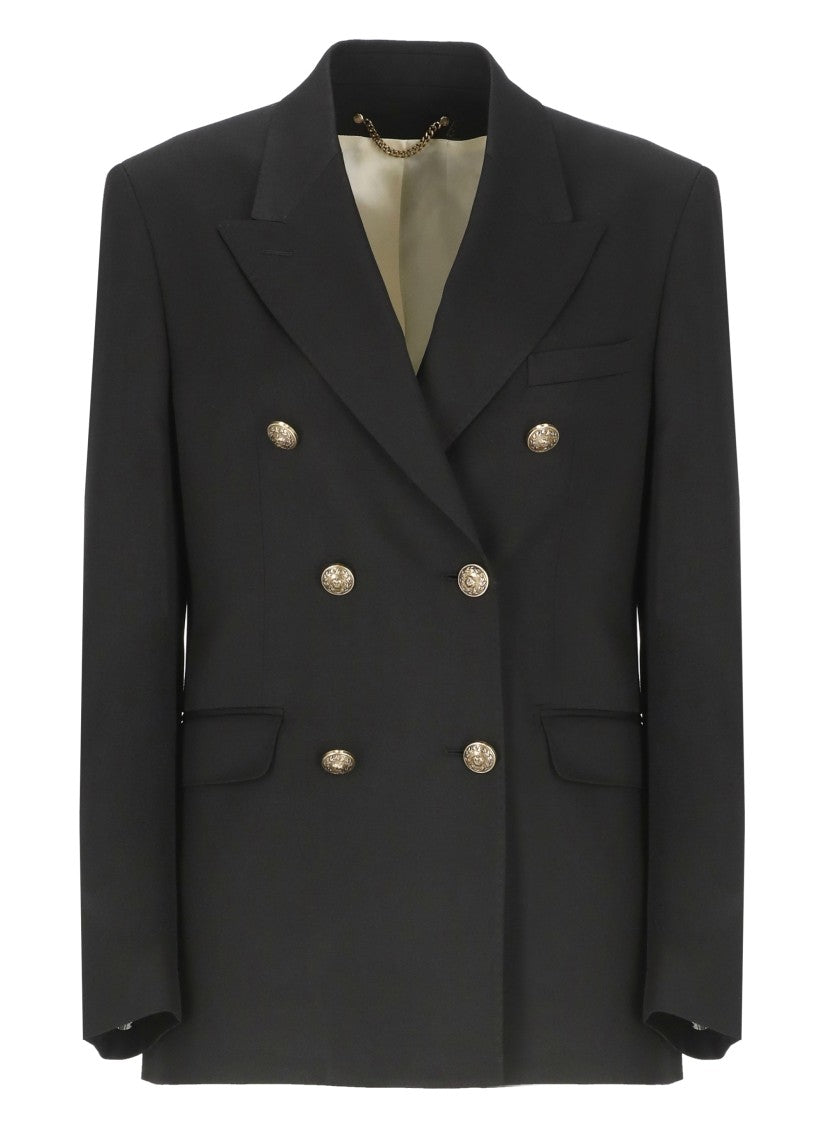 Golden Goose Black Doublebreasted Blazer