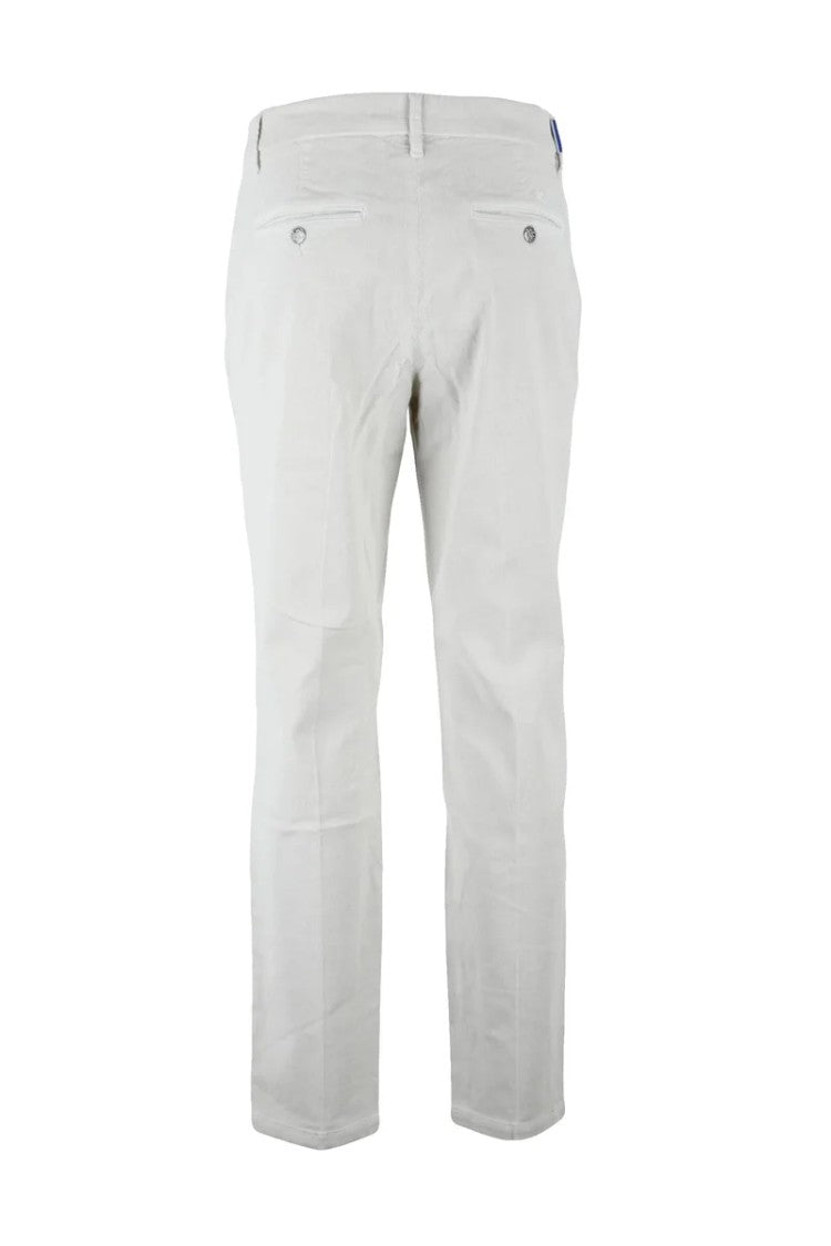 Jacob Cohen Marina Velvet Slim Pants - White