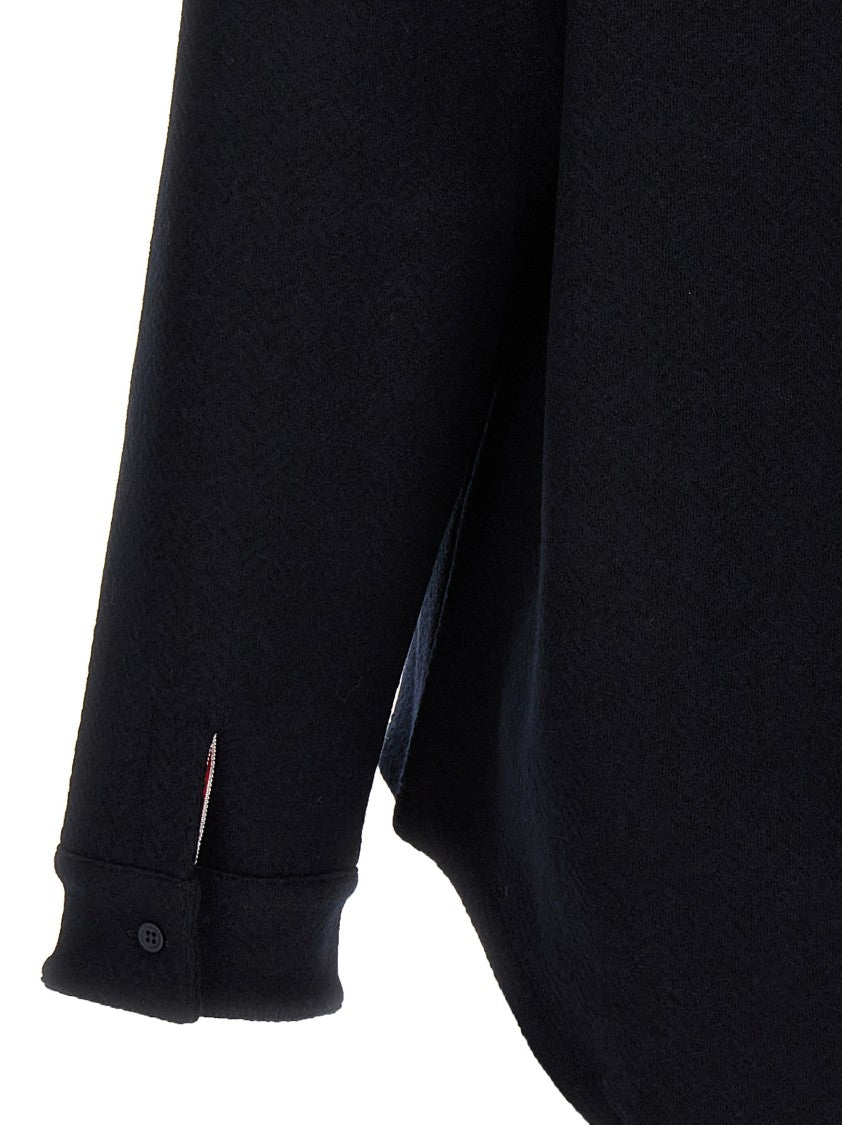 Thom Browne Oversized Herringbone Shirt