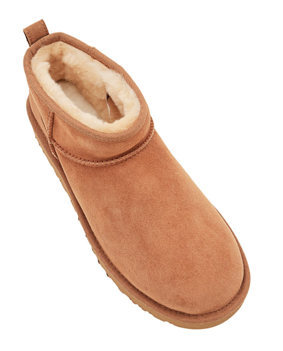 Ugg Ultra Mini Sheepskin Slip-On Boot With Shearling Lining