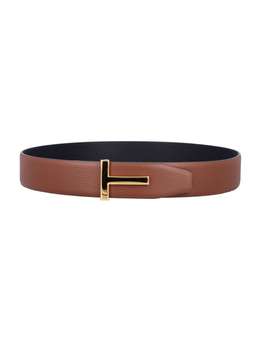 Tom Ford Grain Leather Icon Belt