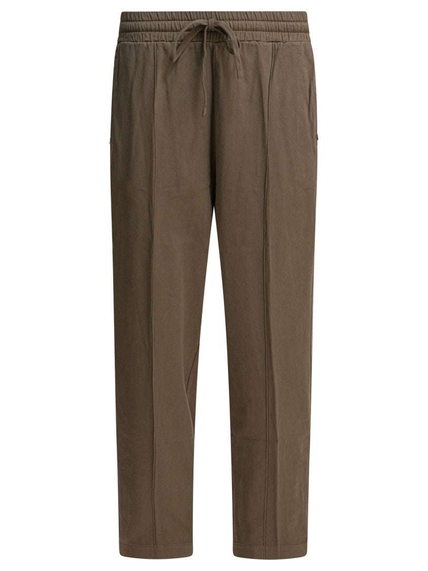 Altum Relaxed Fit Cotton Trousers With Adjustable Drawstring