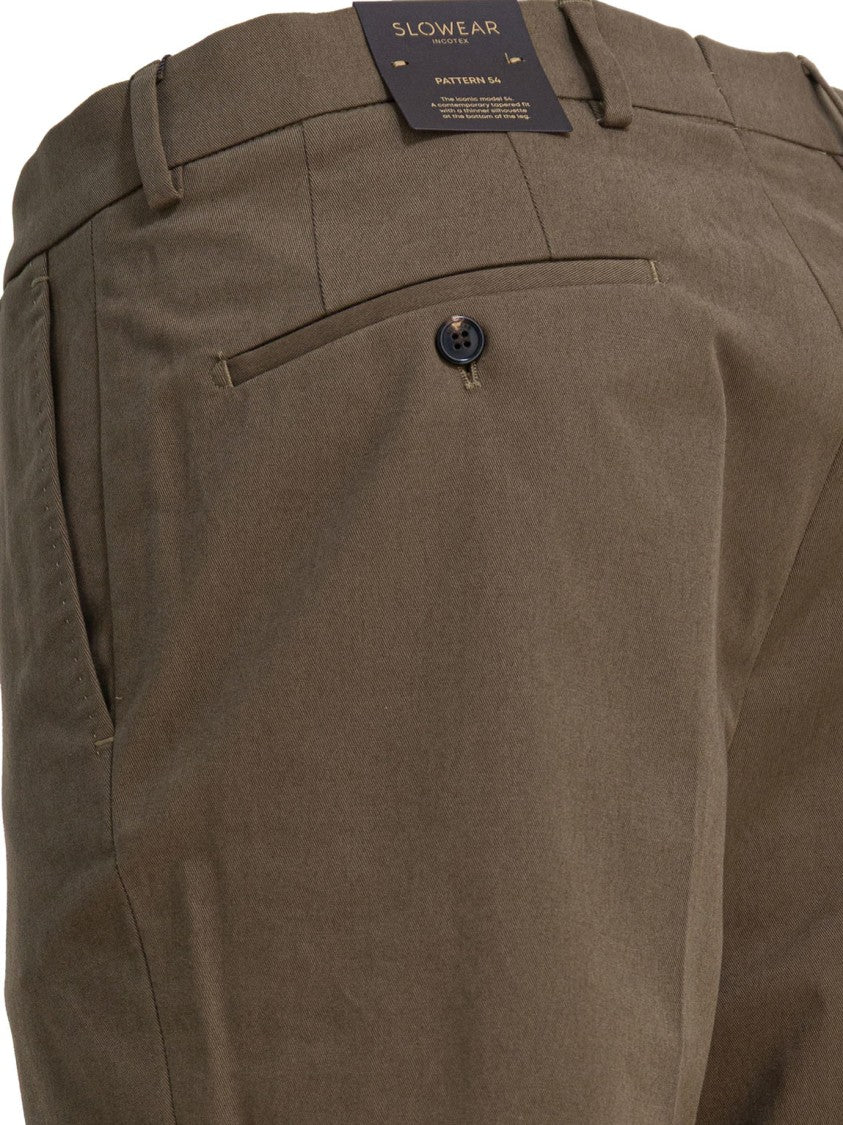 Incotex Slim Fit Stretch Cotton Pants