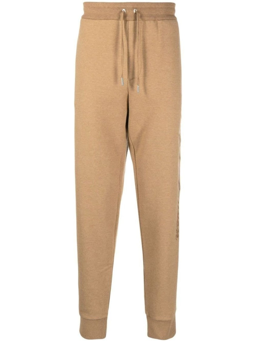 Ralph Lauren X Purple Label Beige Tapered Jogger Pants With Adjustable Waistband