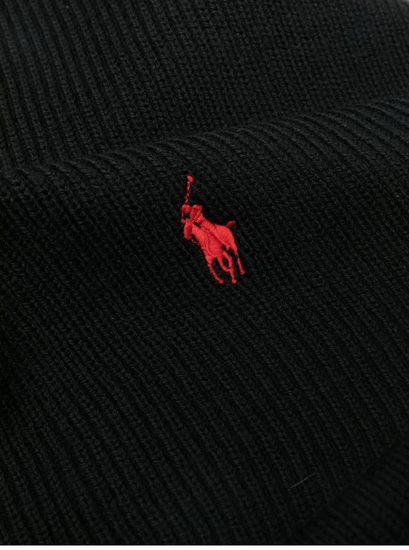 Polo Ralph Lauren Textured Knit Merino Wool Scarf