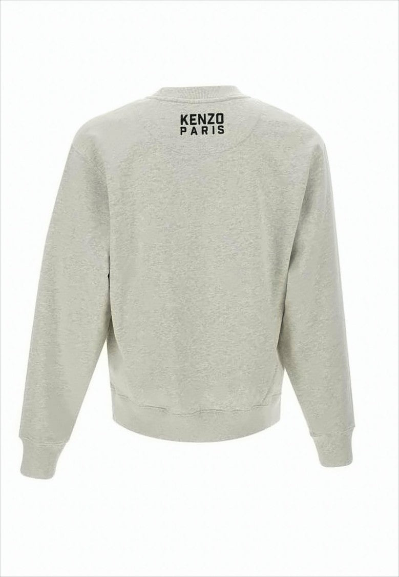 Kenzo Relaxed Fit Long-Sleeve Sweatshirt With Bold Tiger Graphic