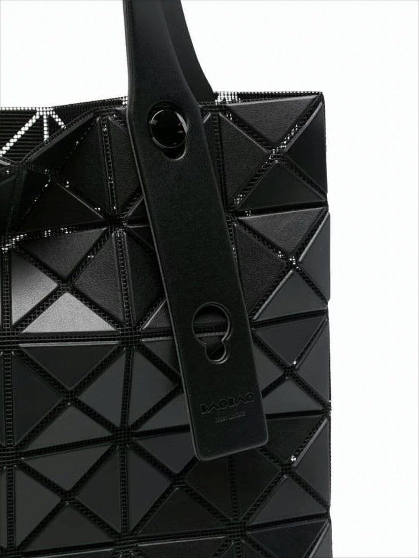 Baobao Geometric Faceted Black Tote Bag