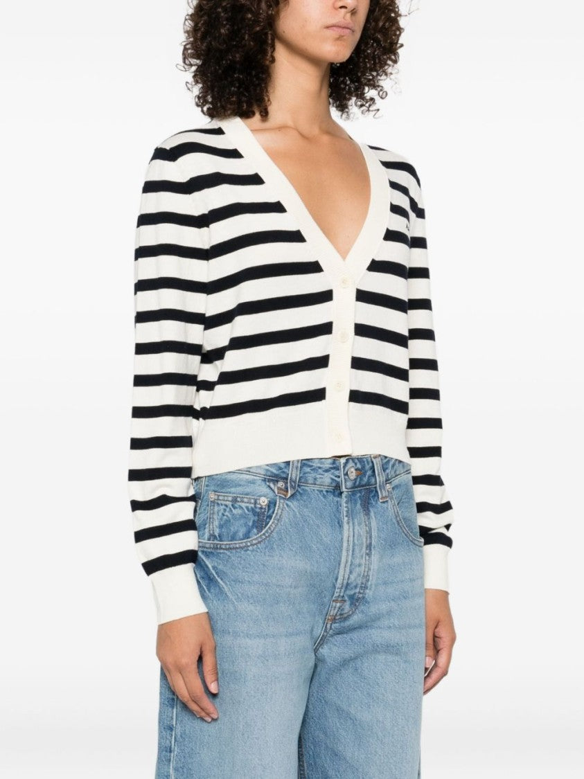 A.P.C. Striped Button Cardigan
