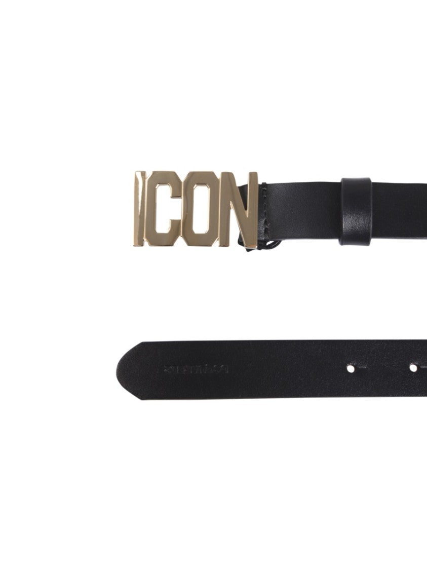 Dsquared2 Narrow Leather Belt