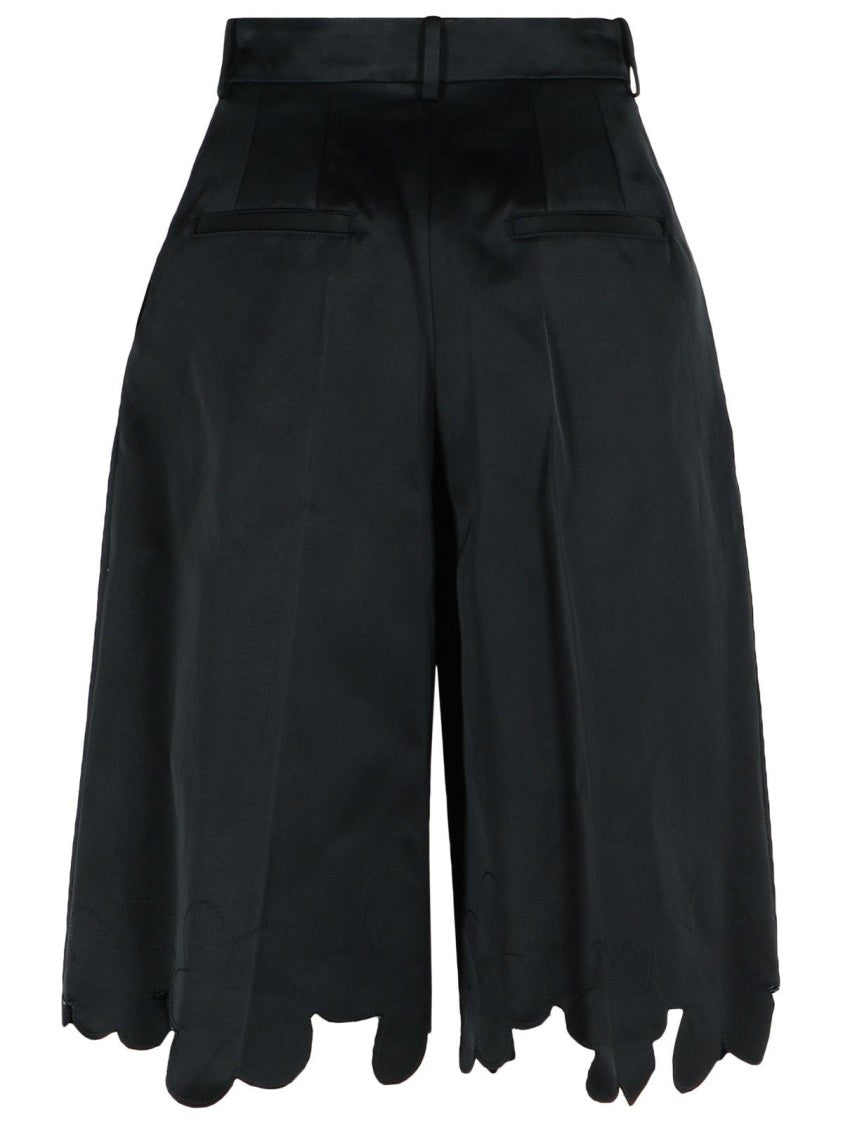 Marni Black Viscose Blend Shorts