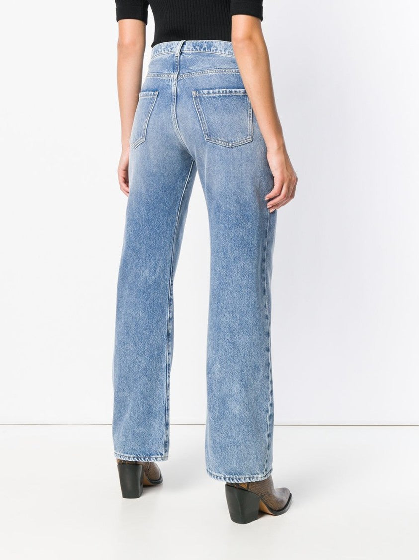 Maison Margiela Stone Wash Low-Waist Straight-Leg Denim Jeans