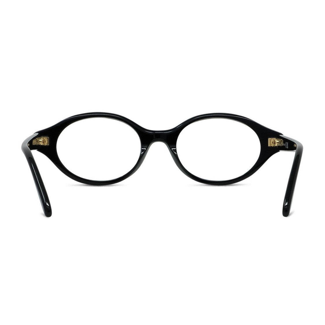 Loewe Black Slim Acetate Oval Sunglasses