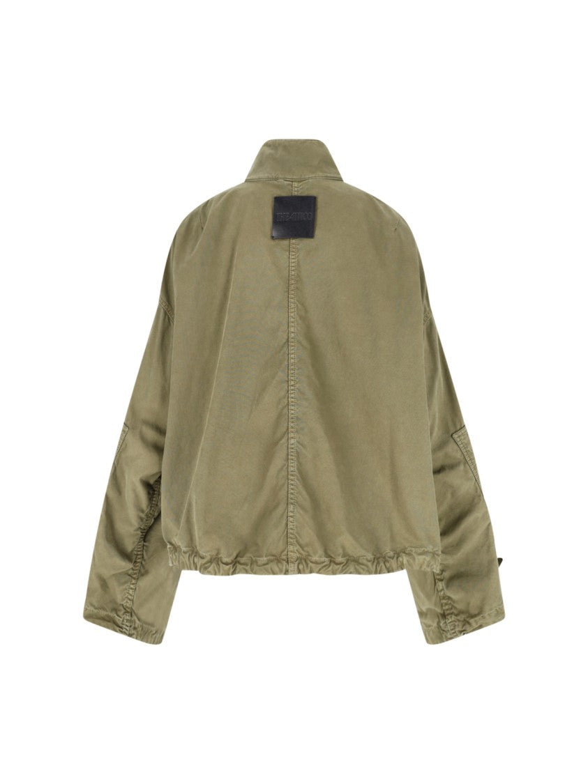 The Attico Cargo Jacket – Black