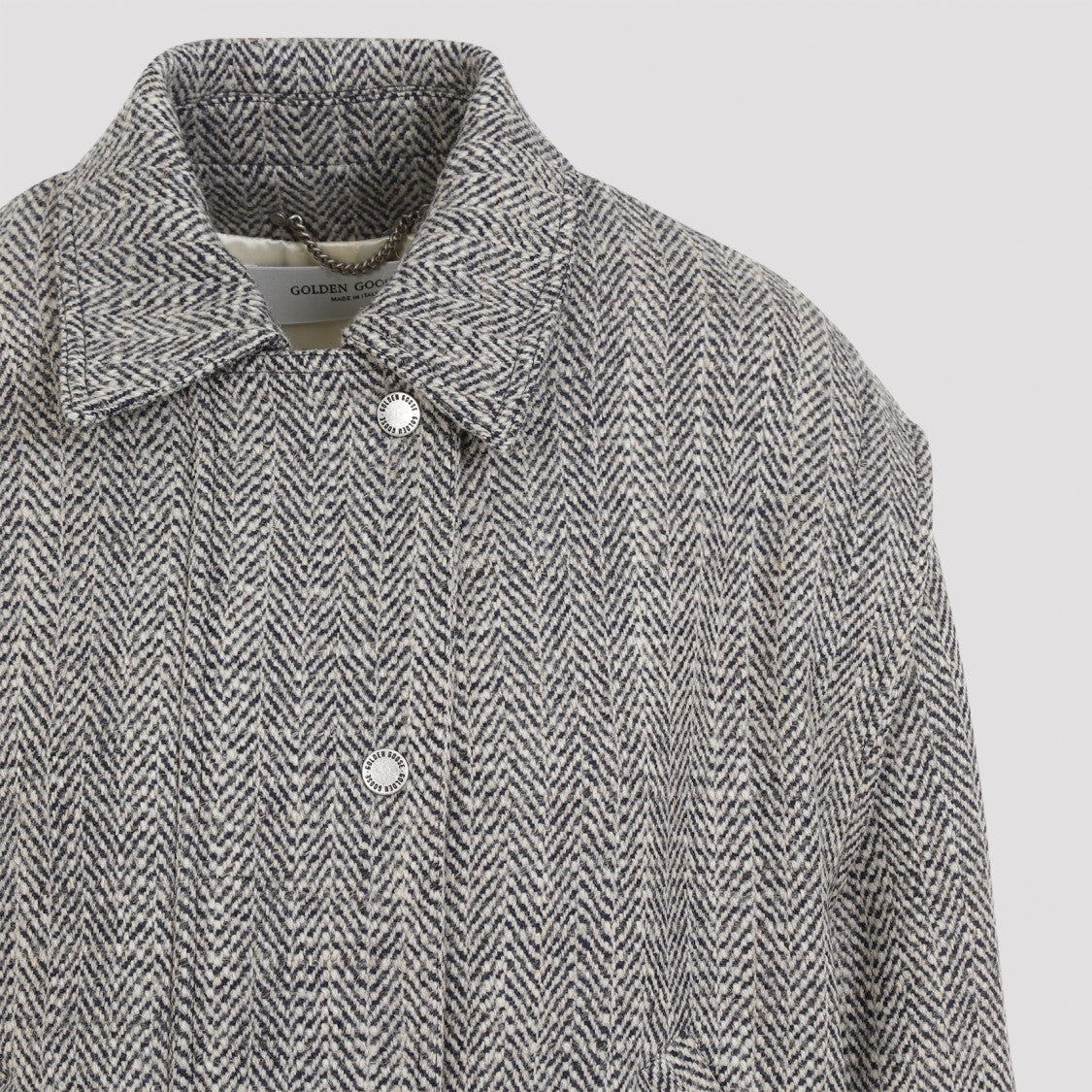 Golden Goose Herringbone Bomber Jacket