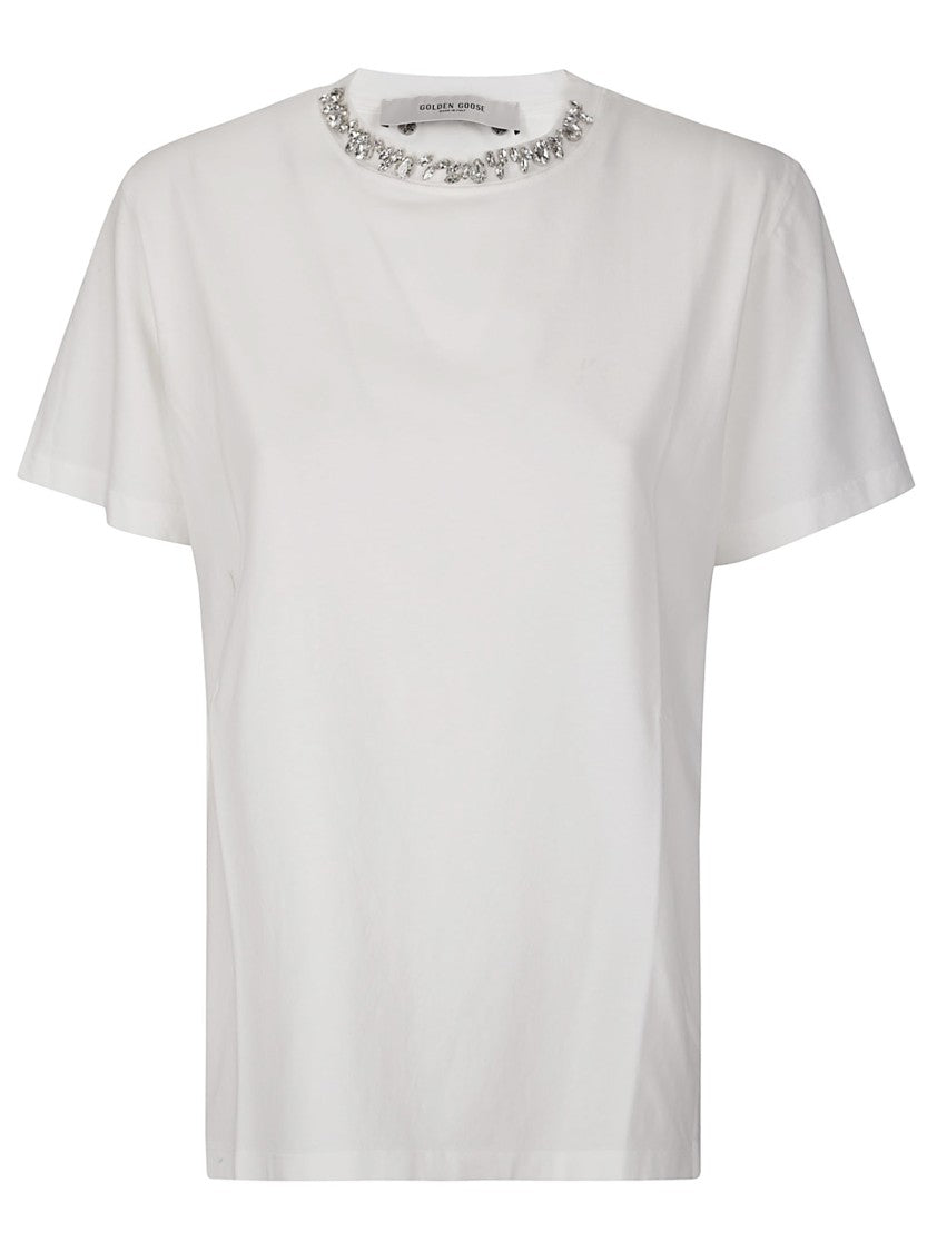 Golden Goose Crystal-Embellished Round Neck T-Shirt