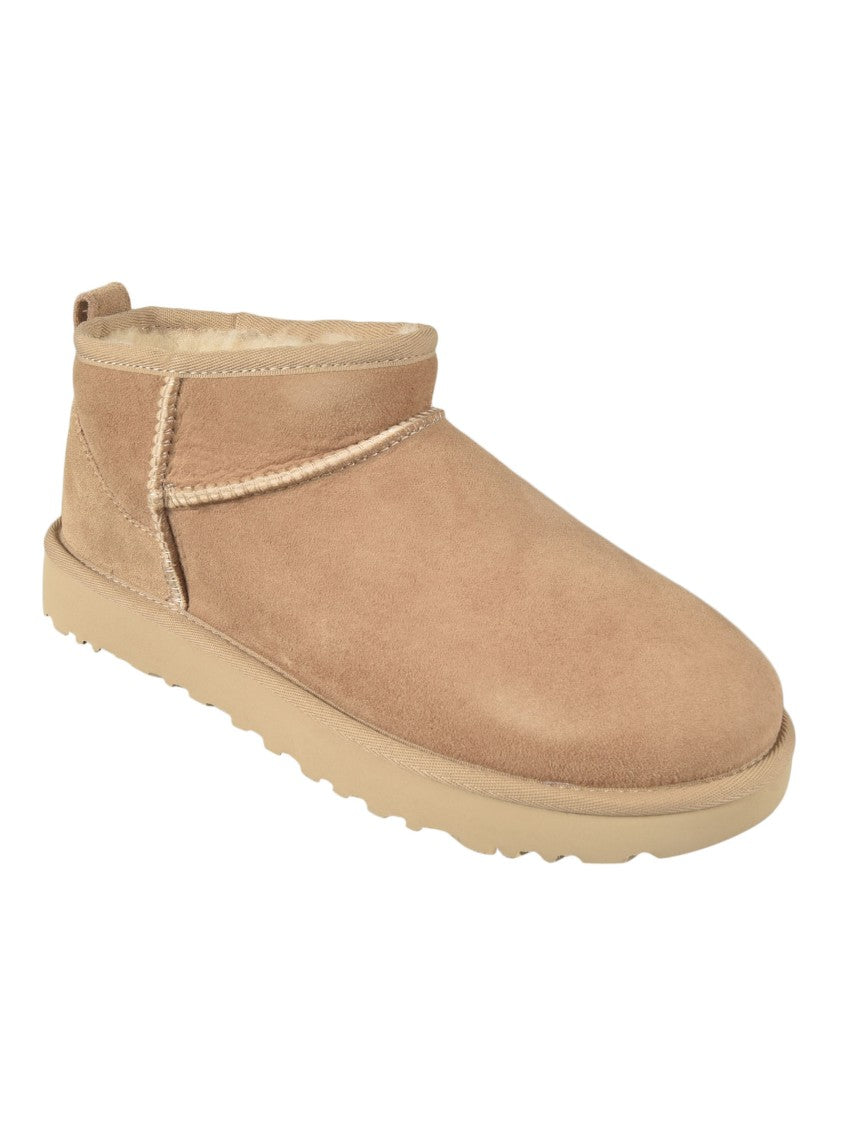Ugg Beige Shearling Sheepskin Boots