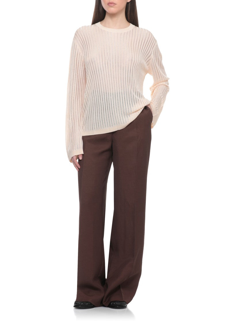 Loulou De Saison Pink Hedora Viscose Sweater