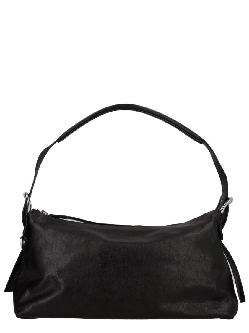 Lemaire Belted Baguette Elongated Leather Shoulder Bag