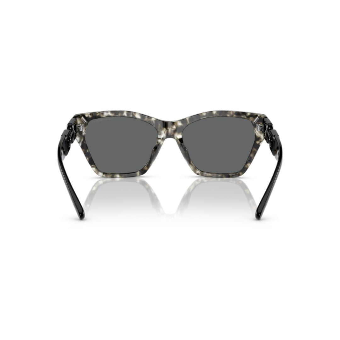 Emporio Armani 4203U Sole Cat-Eye Acetate Sunglasses With Linked Chain Temples