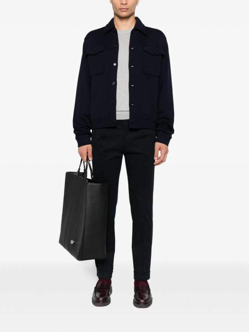 Alpha Studio Fine Knit Silk And Cashmere Sweater