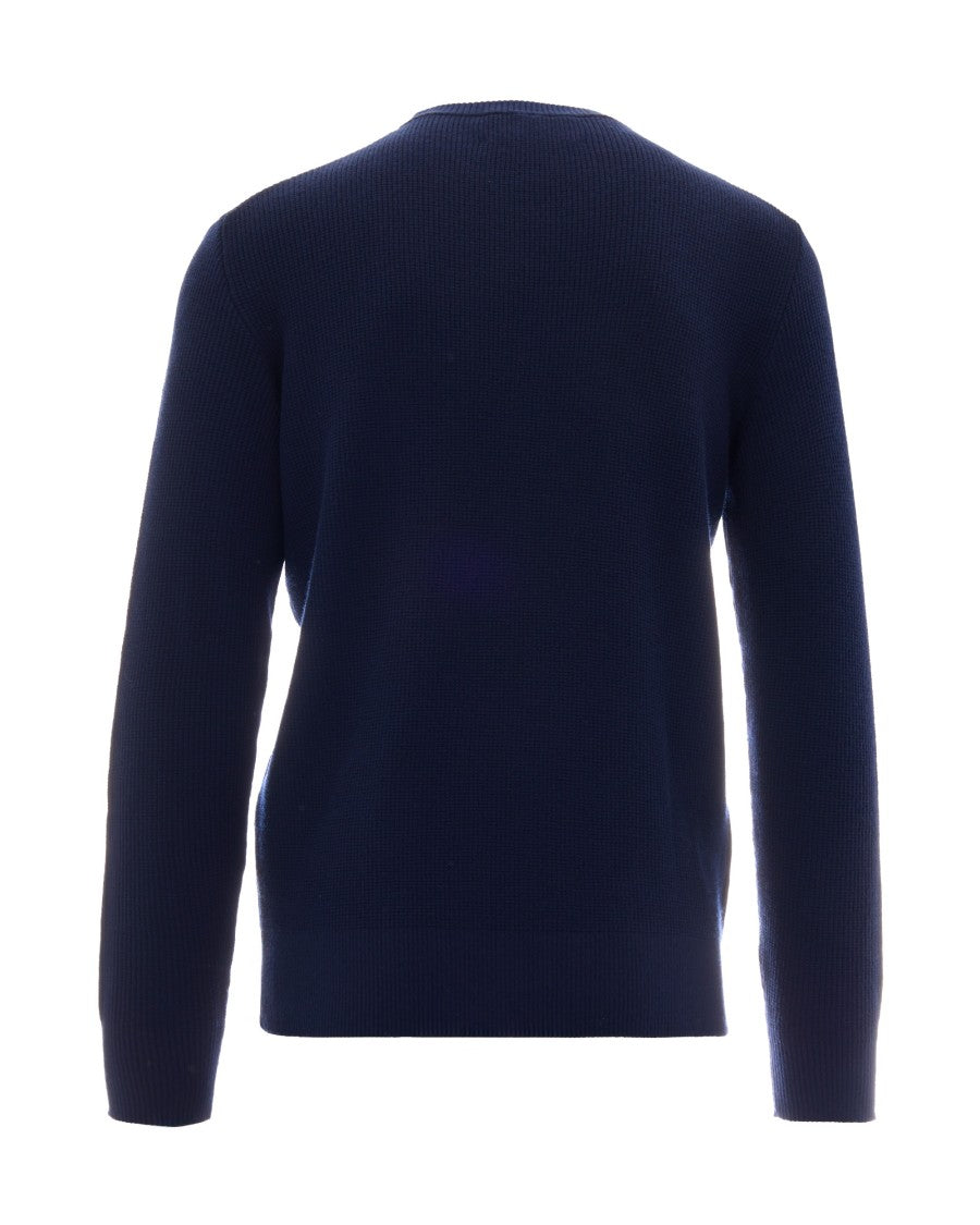 Ballantyne Diamond Argyle Wool Crewneck Sweater