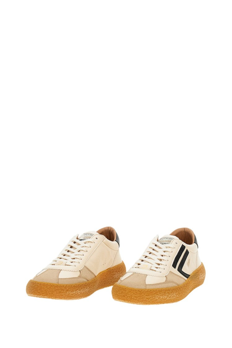 Puraai Beige Vintage Series Buttercream Sneakers