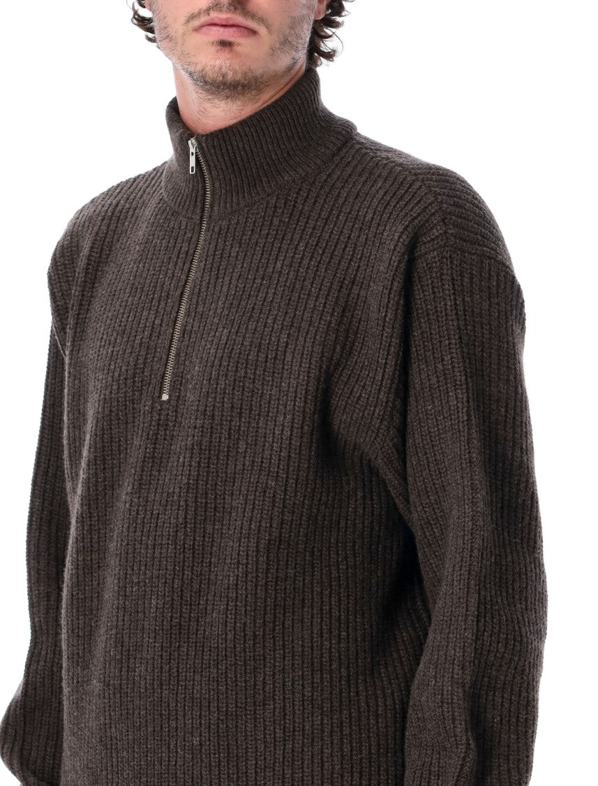 Colorful Standard Recycled Merino Wool Quarter-Zip Sweater