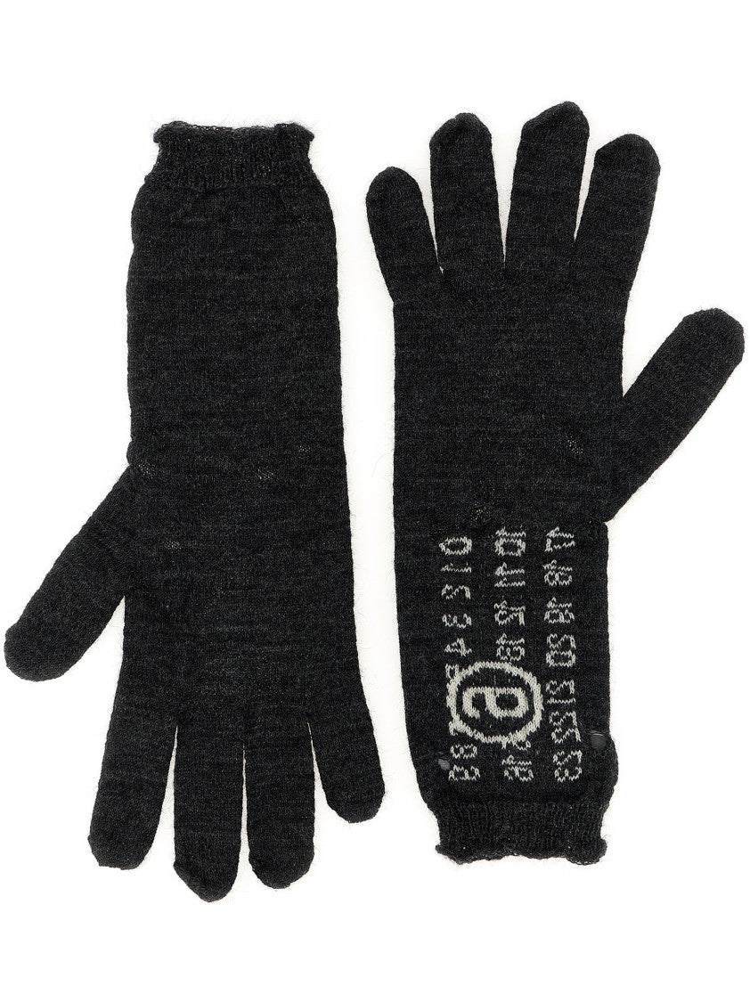 Mm6 By Maison Margiela Numeric Signature Gloves