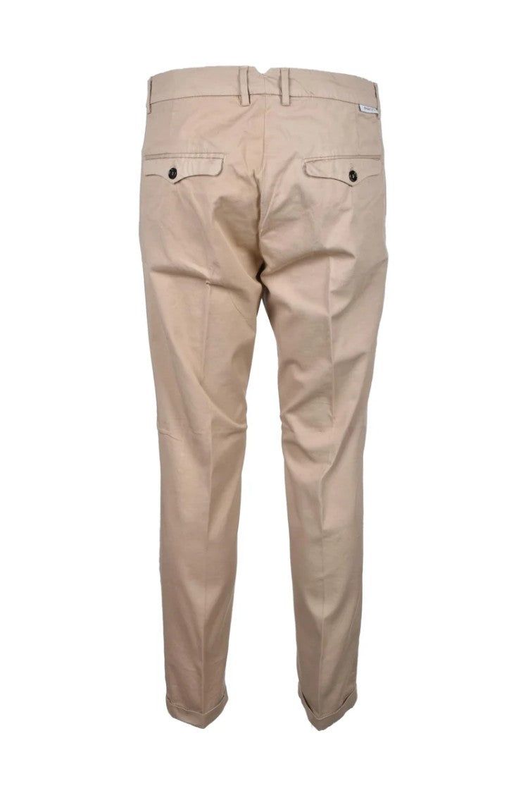 True Nyc Khaki Stretch Cotton Pants