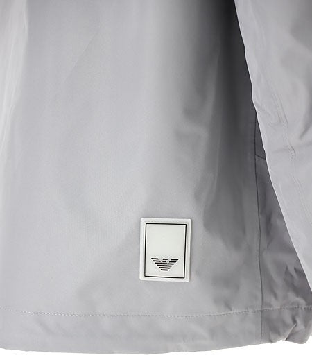 Emporio Armani Grey Hooded Jacket