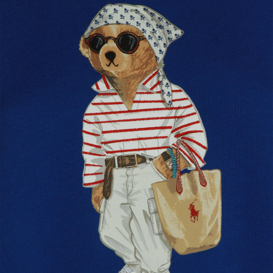 Polo Ralph Lauren Bear Graphic Sweater With Classic Crew Neckline