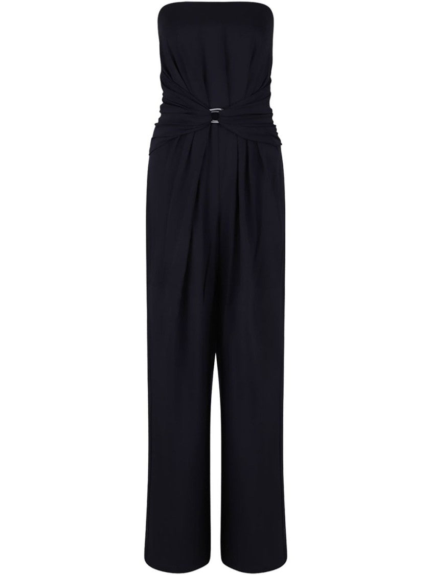 Max Mara Fiero Strapless Jumpsuit With Corset Design
