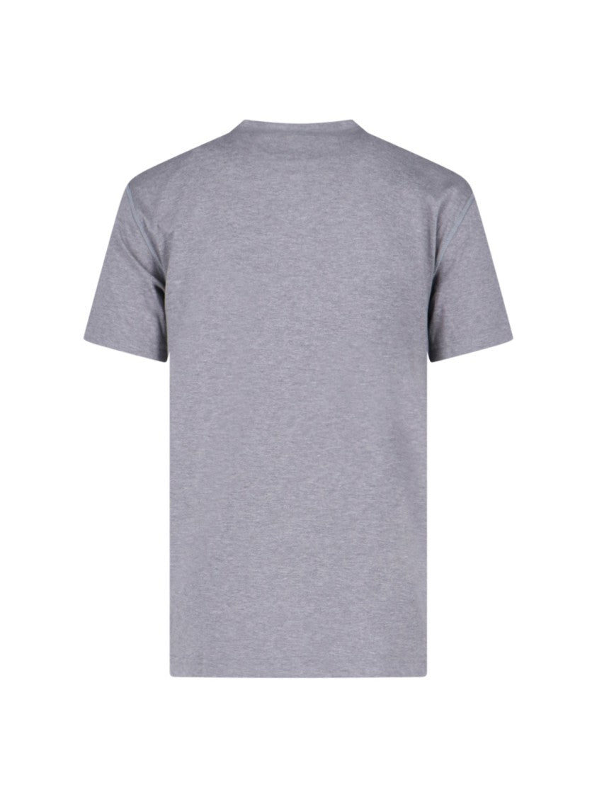 Dolce & Gabbana Logo T-Shirt With Plaque – Gray