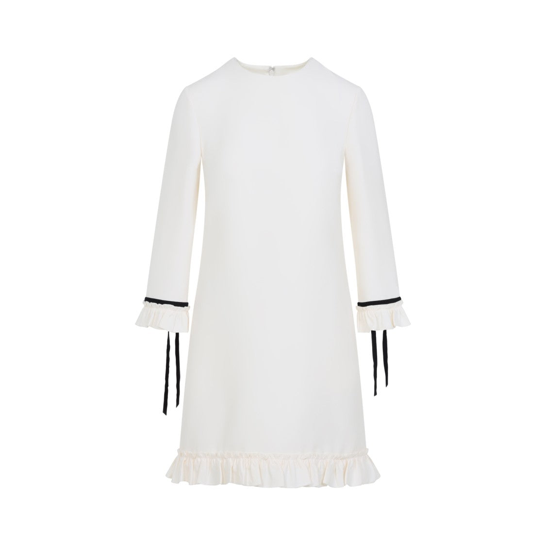 Valentino Mini Dress With Ruffled Cuffs