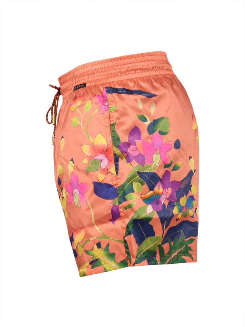 Etro Floral Print Swimsuit