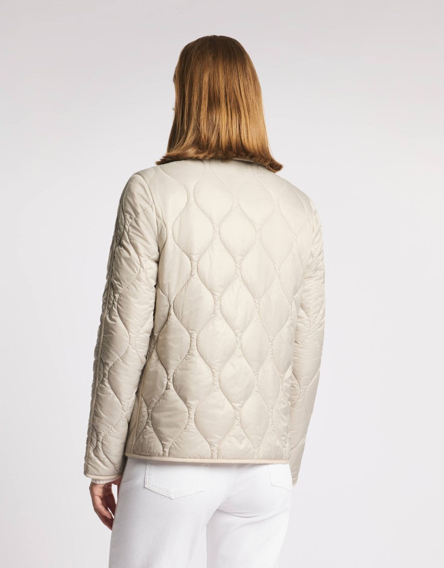 Fay Quilted Short Coat With Toggle Closures