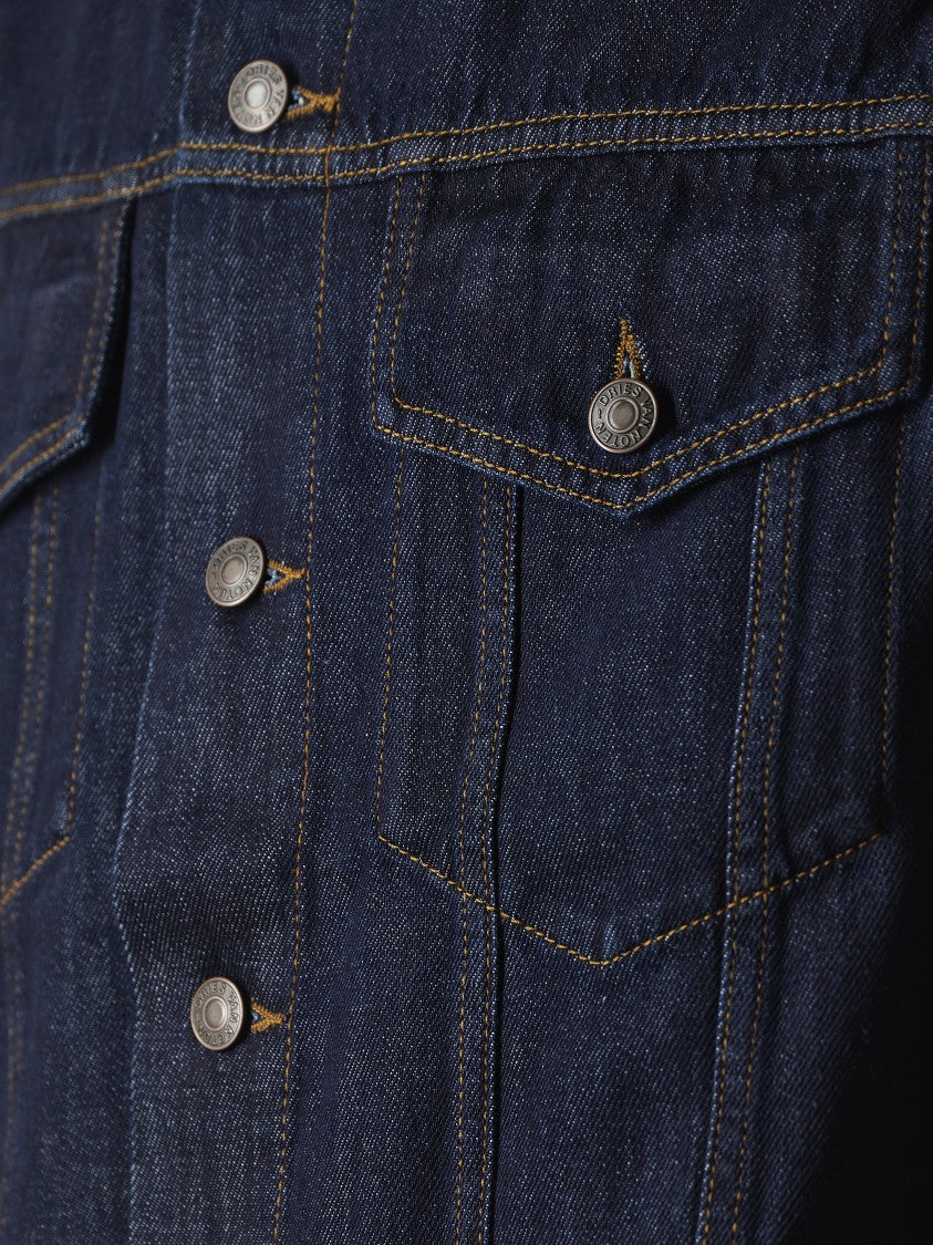 Dries Van Noten Denim Jacket With Button-Up Front